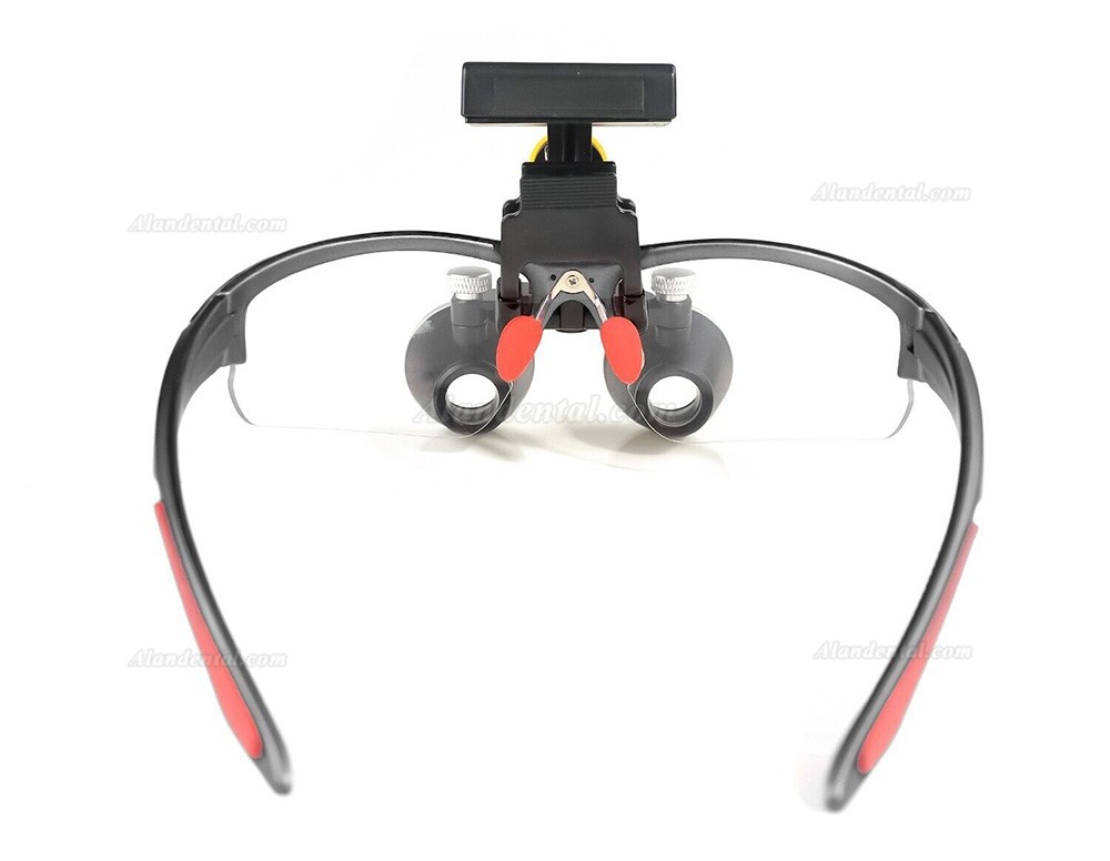 YUYO DY-117 3.5X Dental Binocular Loupes + DY-010 Wireless 3W LED Headlight